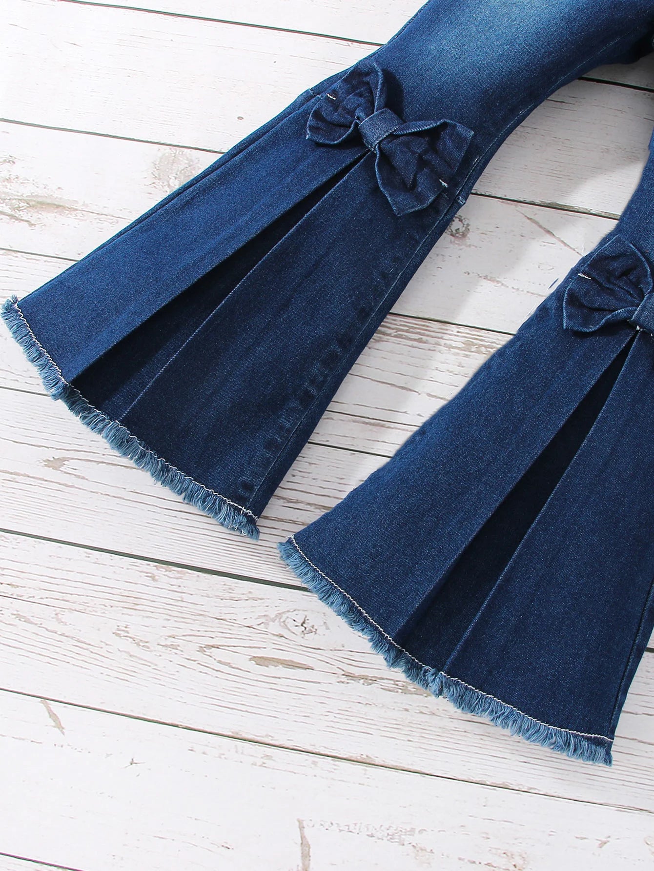 Bow'd Up Bell Bottoms