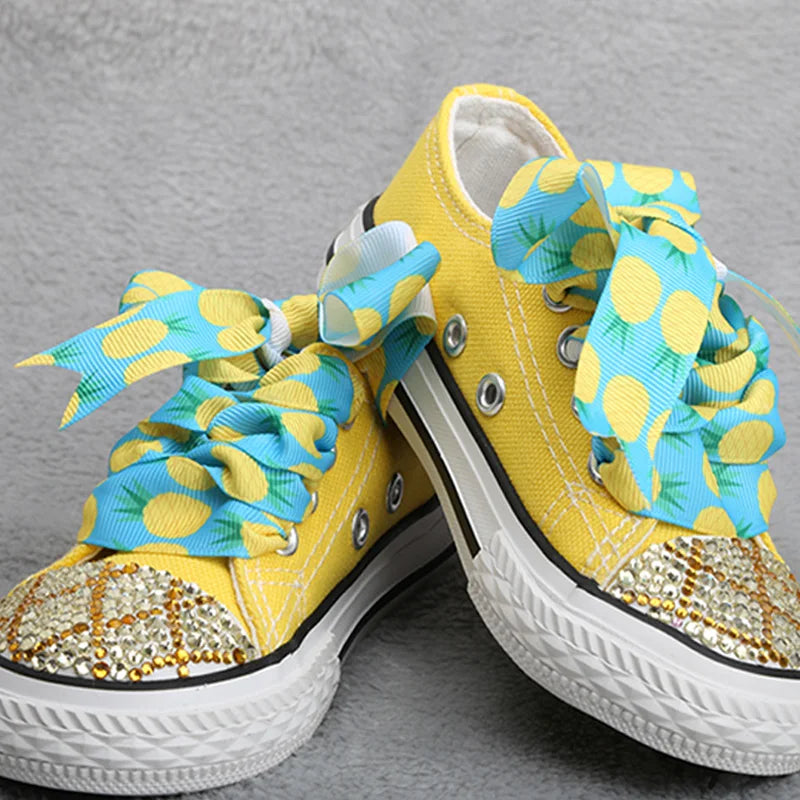 Royal Ribbon Canvas Sneakers