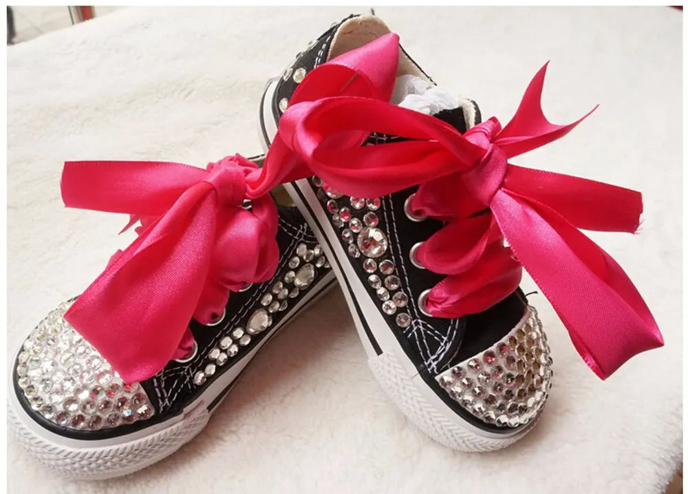 Royal Ribbon Canvas Sneakers
