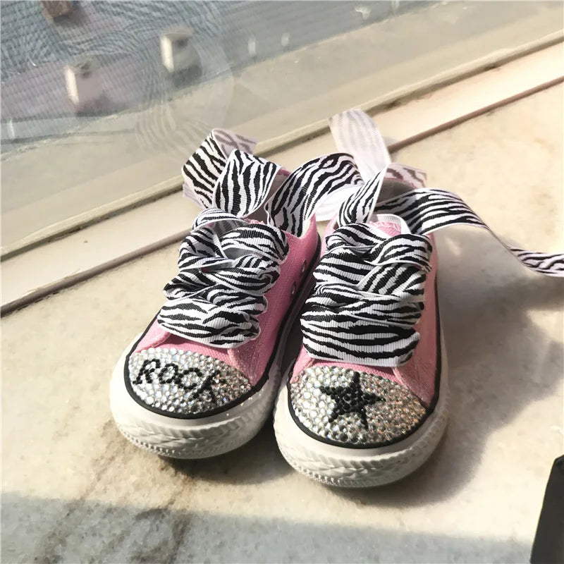 Royal Ribbon Canvas Sneakers