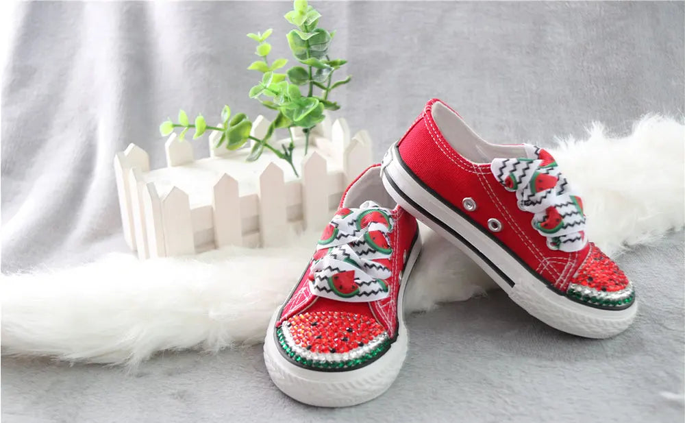 Royal Ribbon Canvas Sneakers