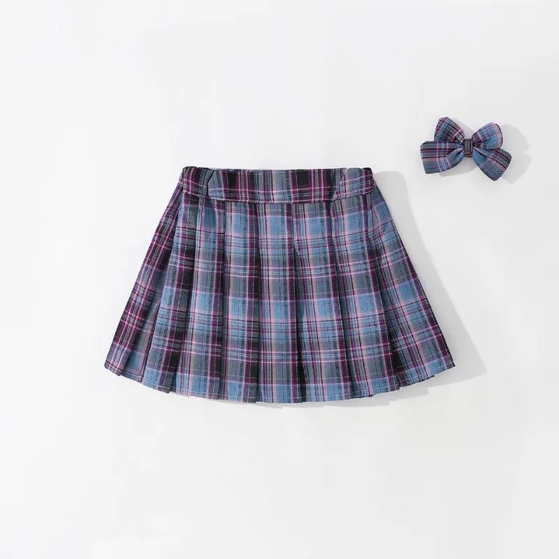 Plaid About You Skirt Set