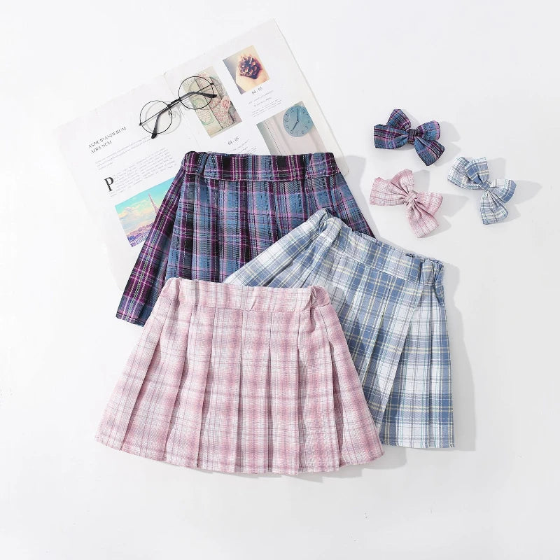 Plaid About You Skirt Set