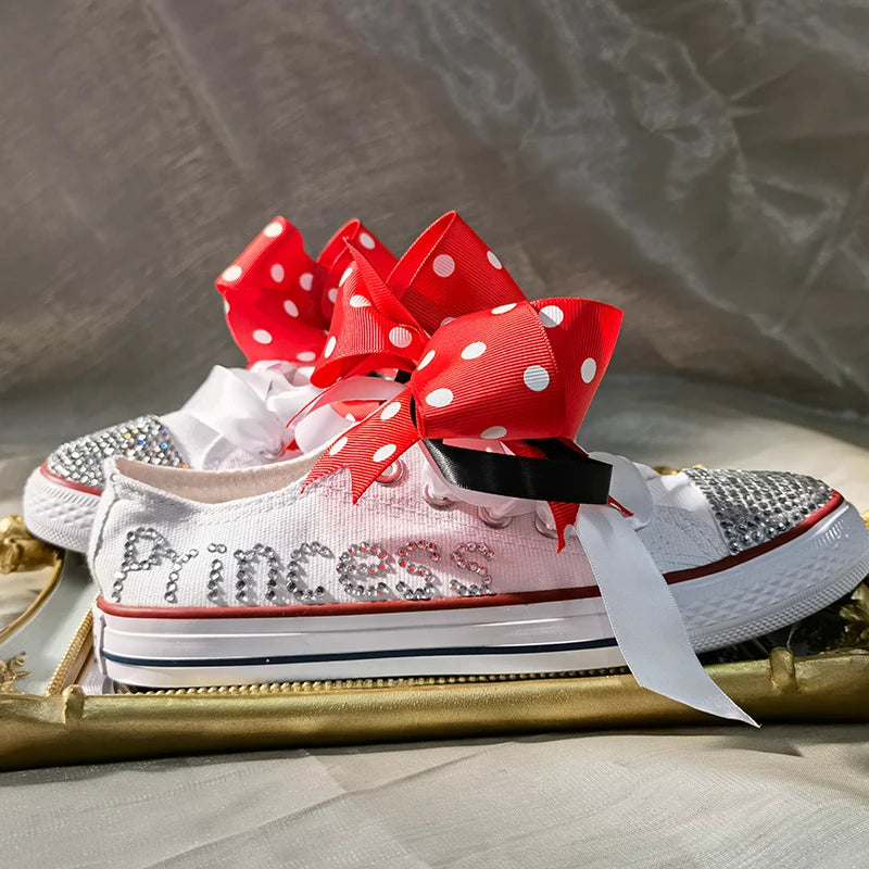 Royal Ribbon Canvas Sneakers