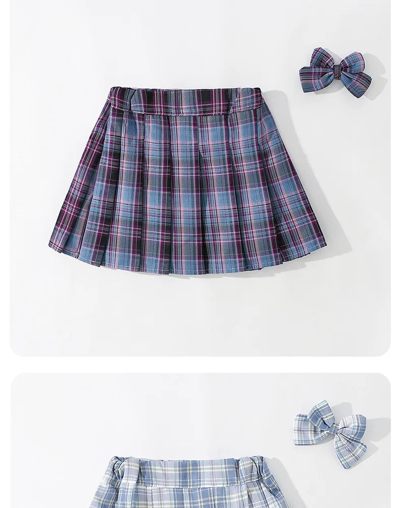 Plaid About You Skirt Set
