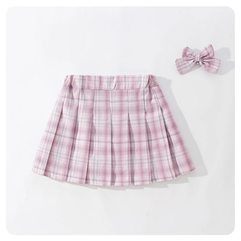 Plaid About You Skirt Set