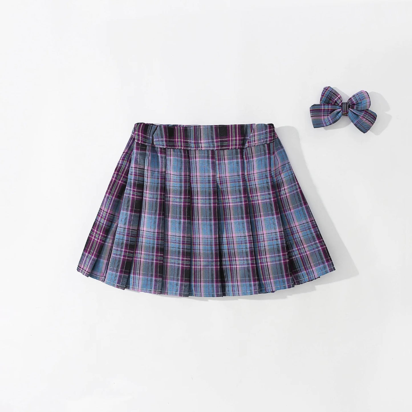 Plaid About You Skirt Set